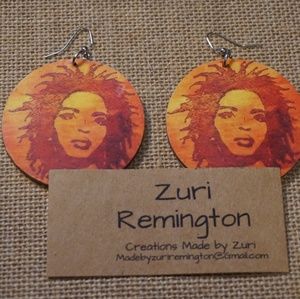 Lauryn Hill Reversible Wooden Eyes